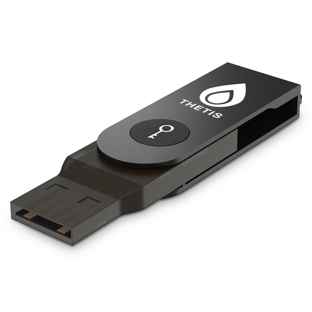 FIDO U2F Key, Thetis [Aluminum Folding Design] Universal Factor Authenticatio...