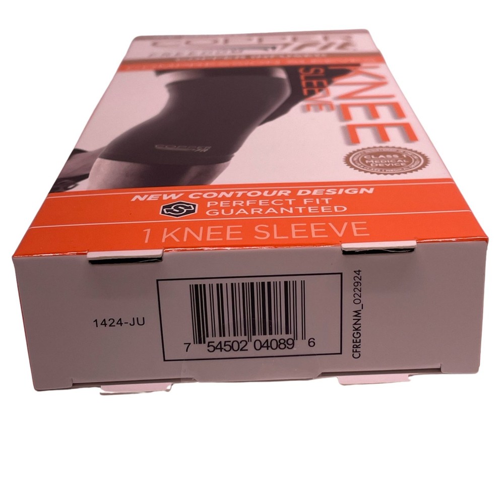 Copper Fit Knee Compression Sleeve M Unisex 2 Pack New