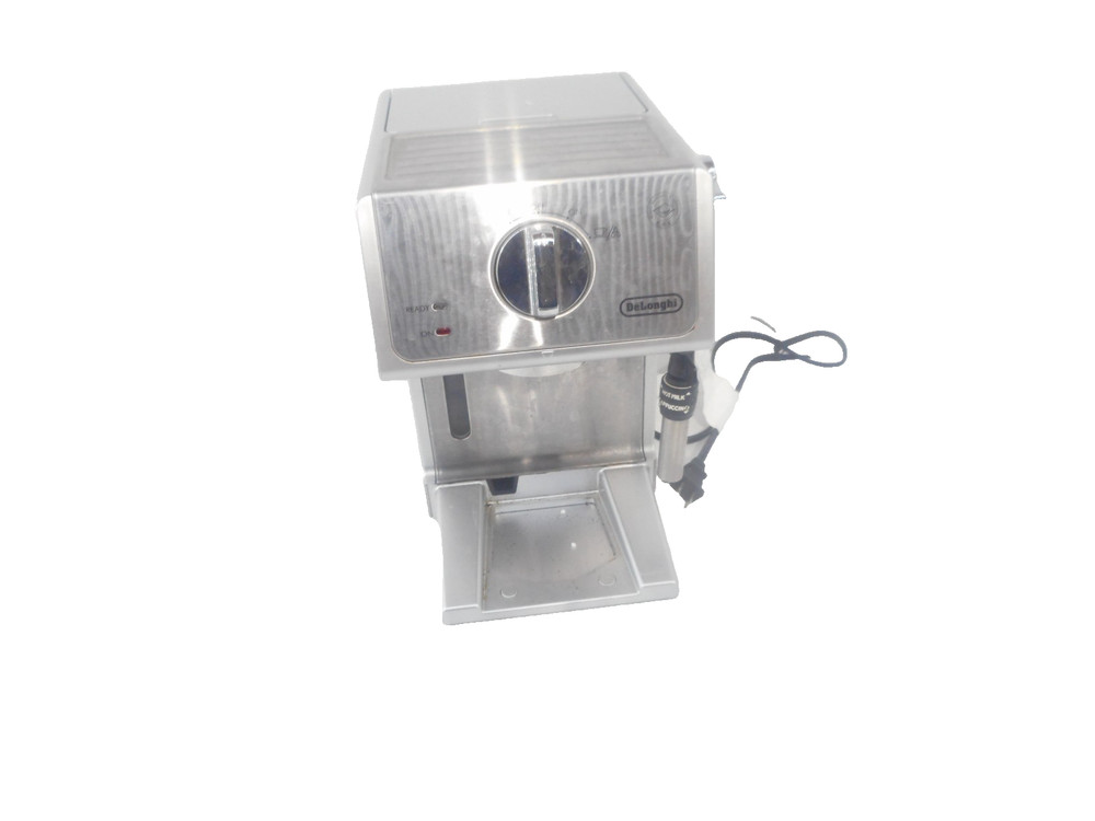DeLonghi ECP3630 Manual Espresso Machine Cappuccino Maker - Silver. Read,,