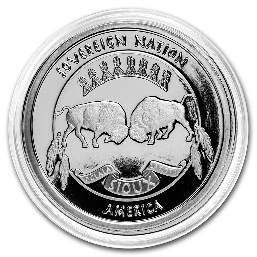 2020 1 oz Silver $1 Sioux Indian War Chief BU