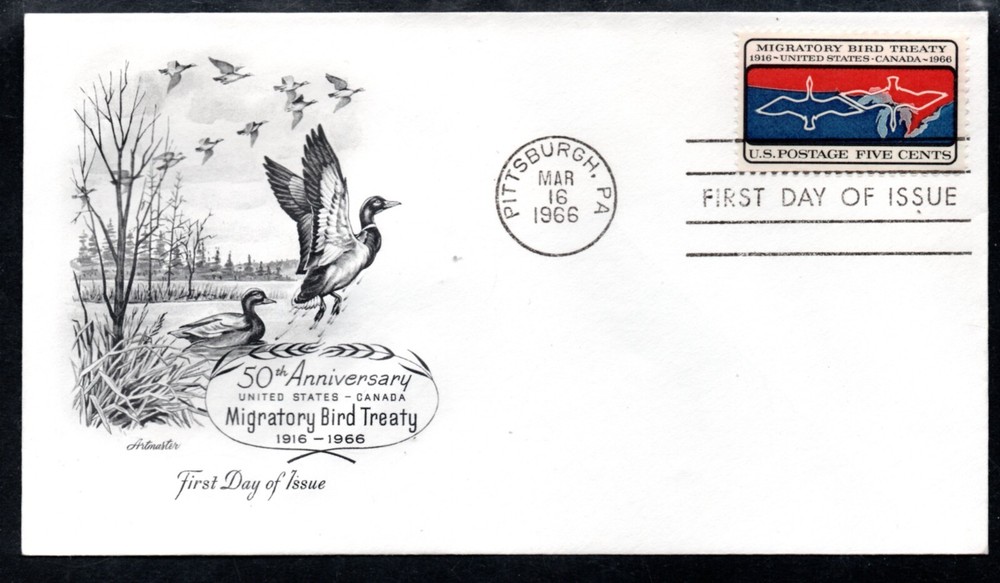 US Scott #1306 FDC, Unaddressed