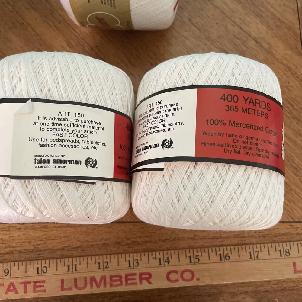 Crochet Thread Lot