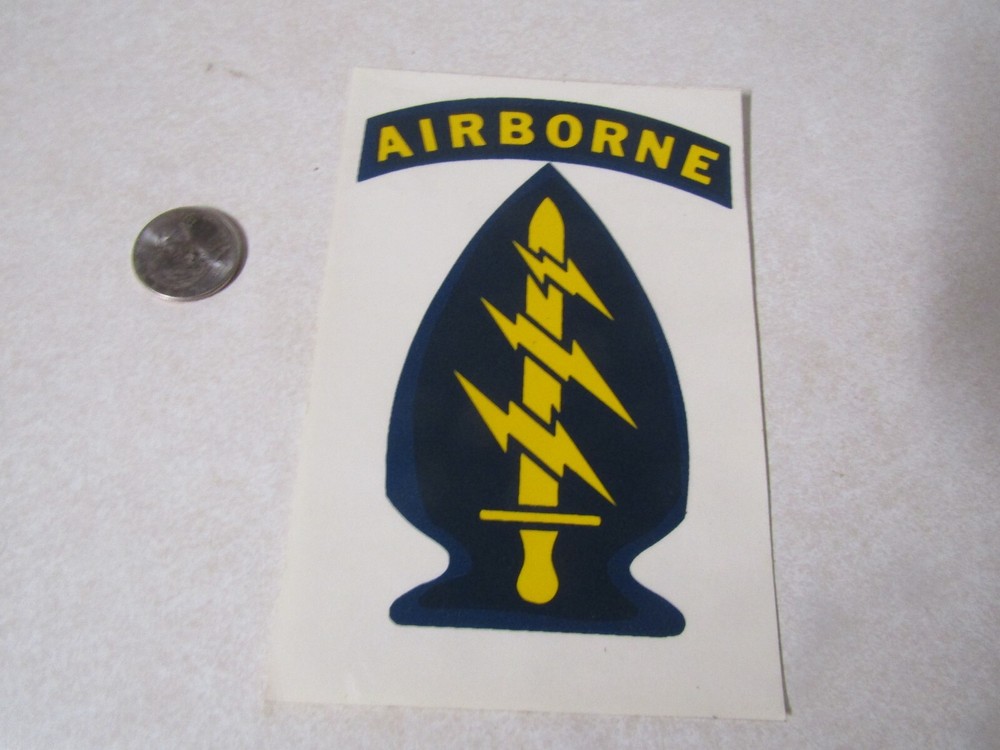 MILITARY WINDOW DECAL STICKER SPECIAL OPERATIONS AIRBORNE