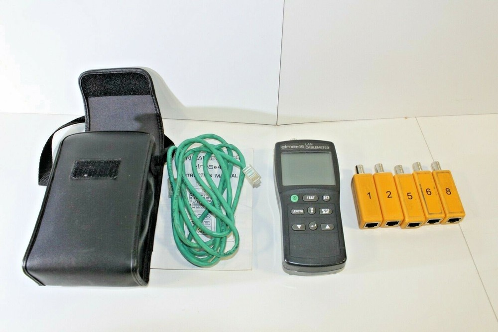 Elma 46 - LAN cablemeter, with cable length measurement and memory function