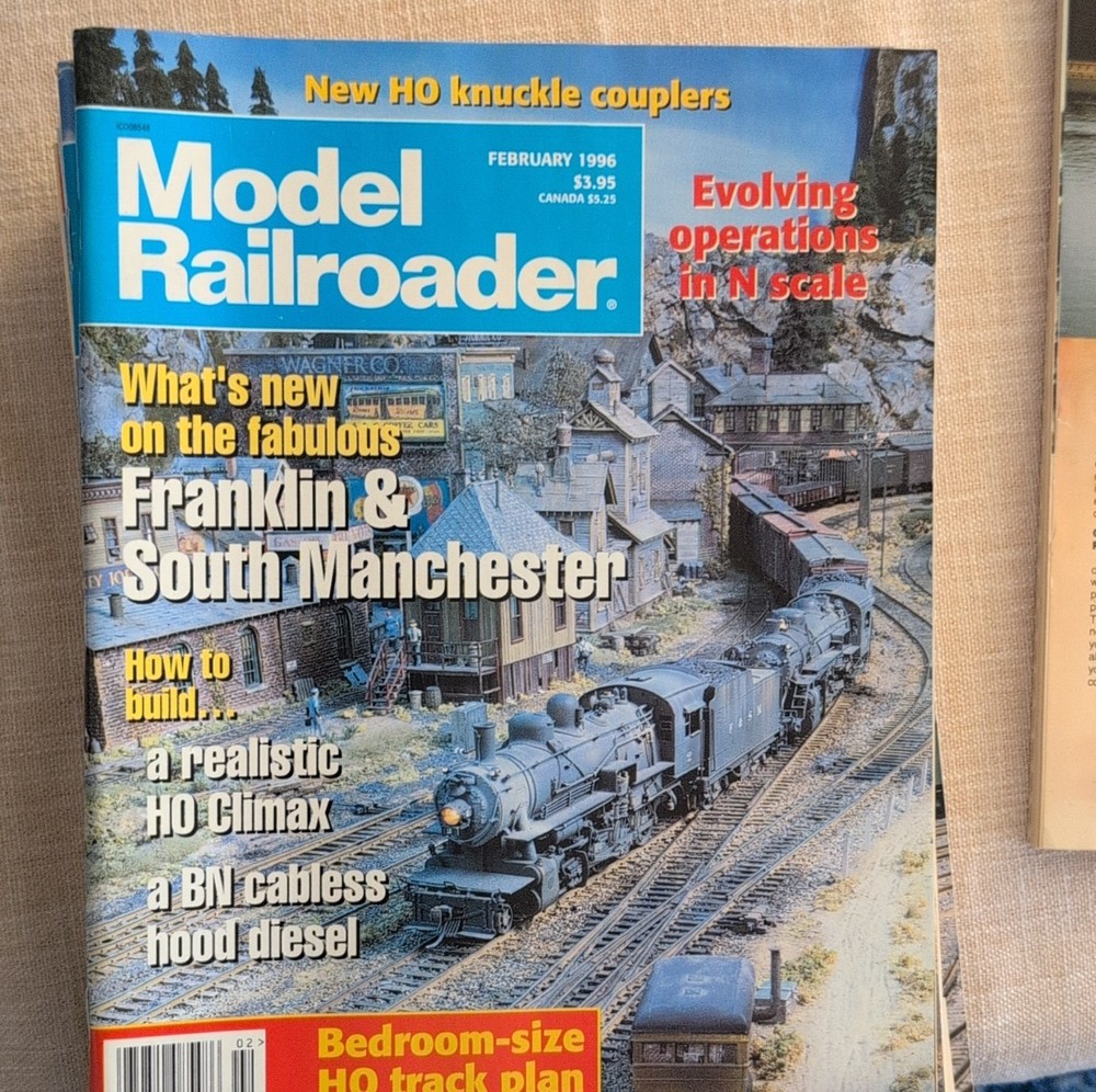 Model Railroader 1996 complete year all 12 issues