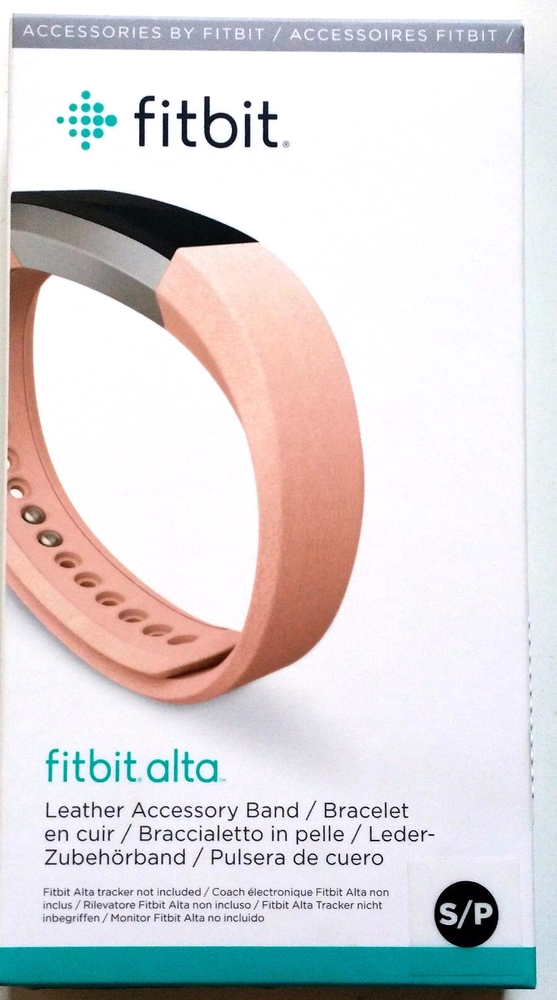 Fitbit Alta Leather Band Replacement Accessory Small Pink Original New Sealed!