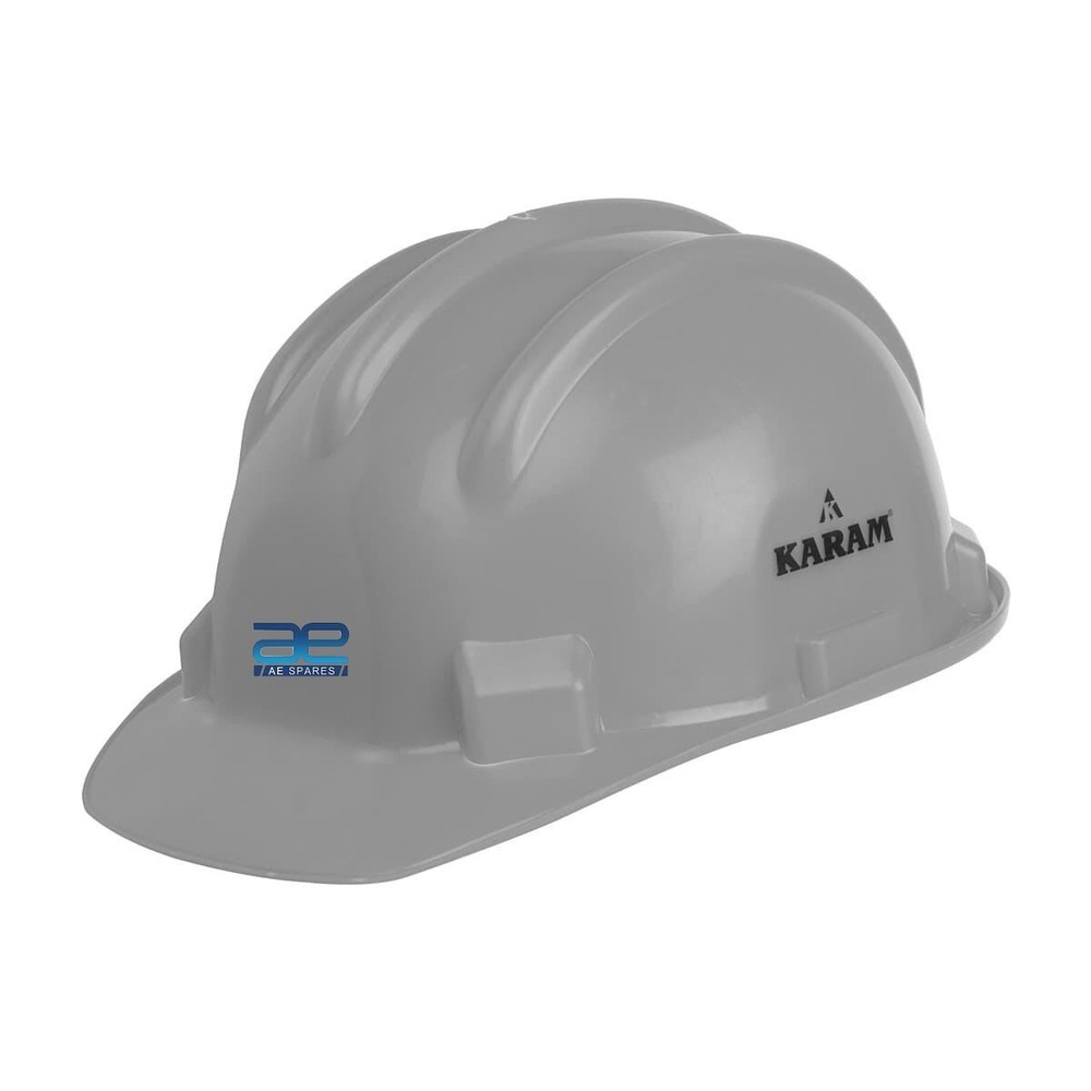 Shelmet Safety Helmet With Plastic Cradle (Grey)