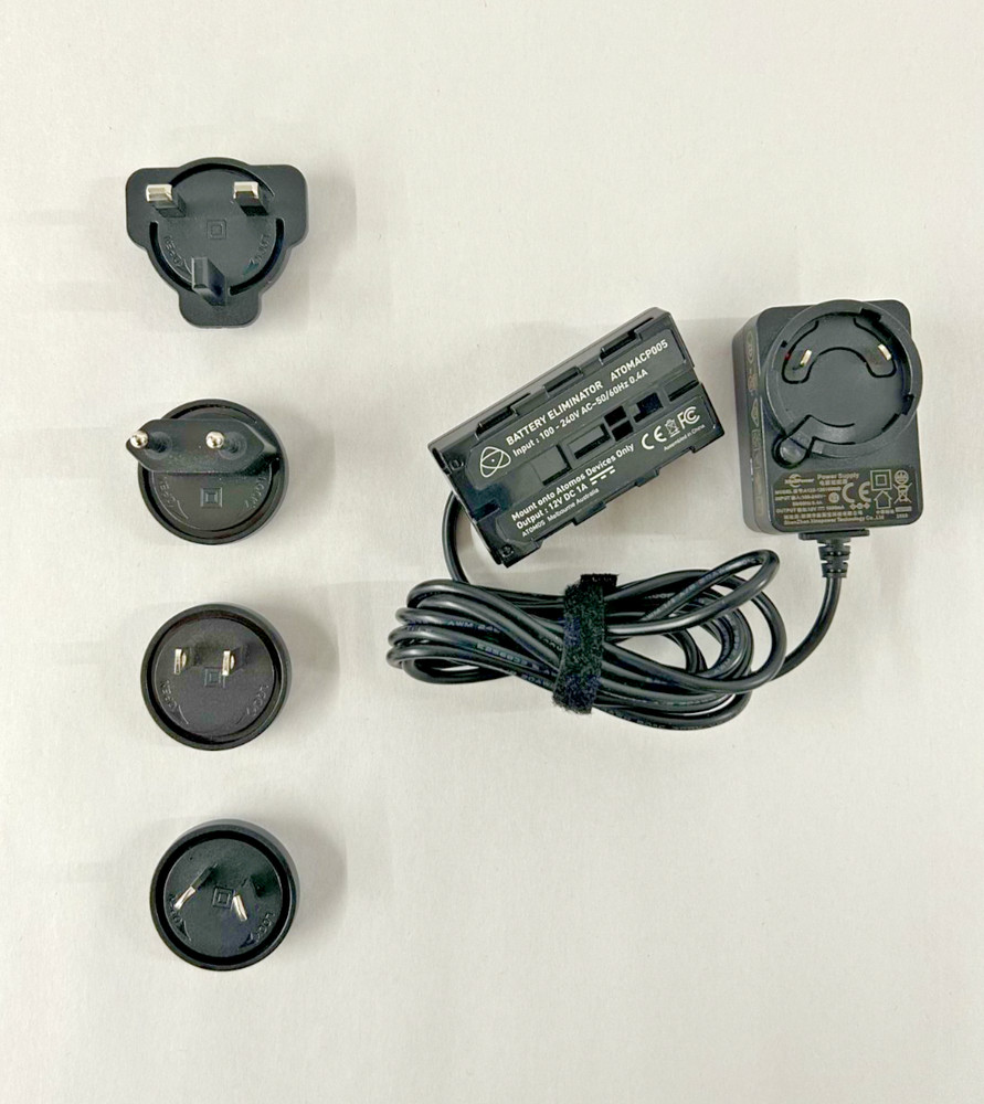 A/C Power Supply Bundle for ATOMOS Monitors (NP-Connector)