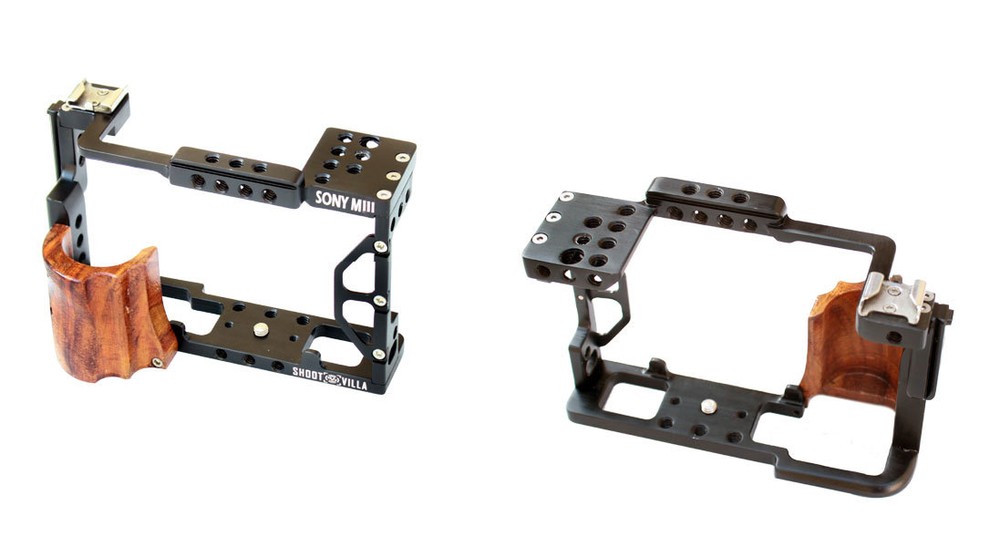 SHOOTVILLA Camera Cage for Sony A7III and Sony A7RIII with top handle