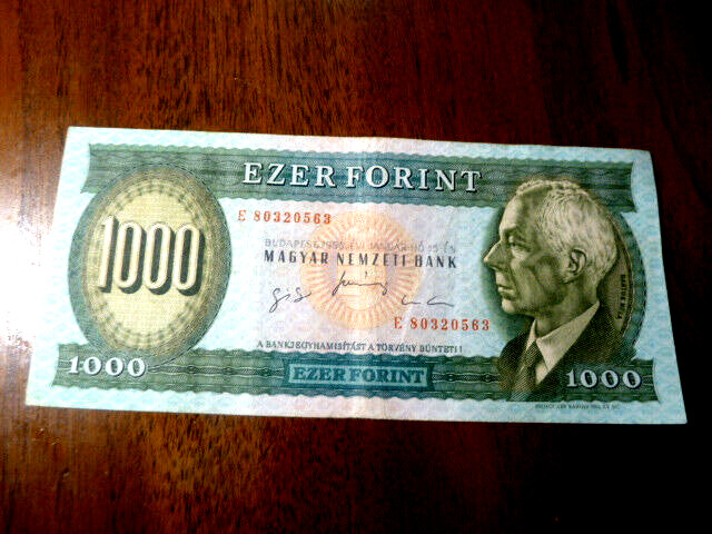 Hungary - 1000 forint 1996  XF series  E