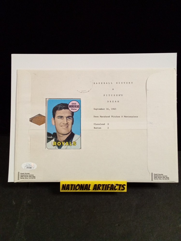 Dave Morehead Boston Red Sox Signed Induction Day Envelope JSA -1 #