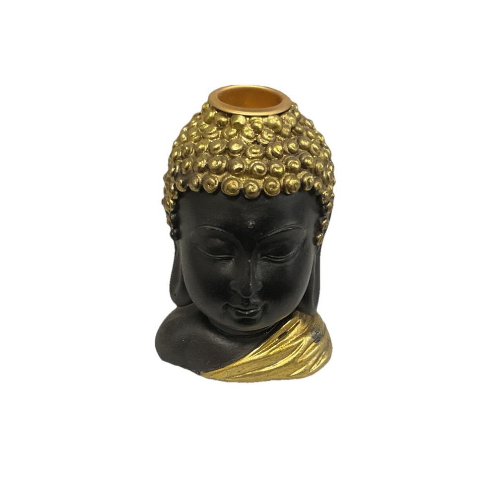 Buddha Head Incense Cone / Stick Holder Burner