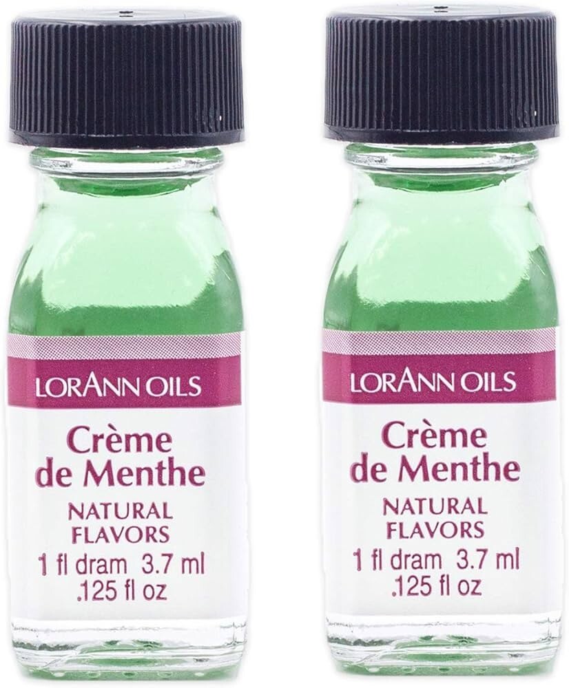 SM Lorann Oils Creme de Menthe Flavor 1 Dram - 2 Pack