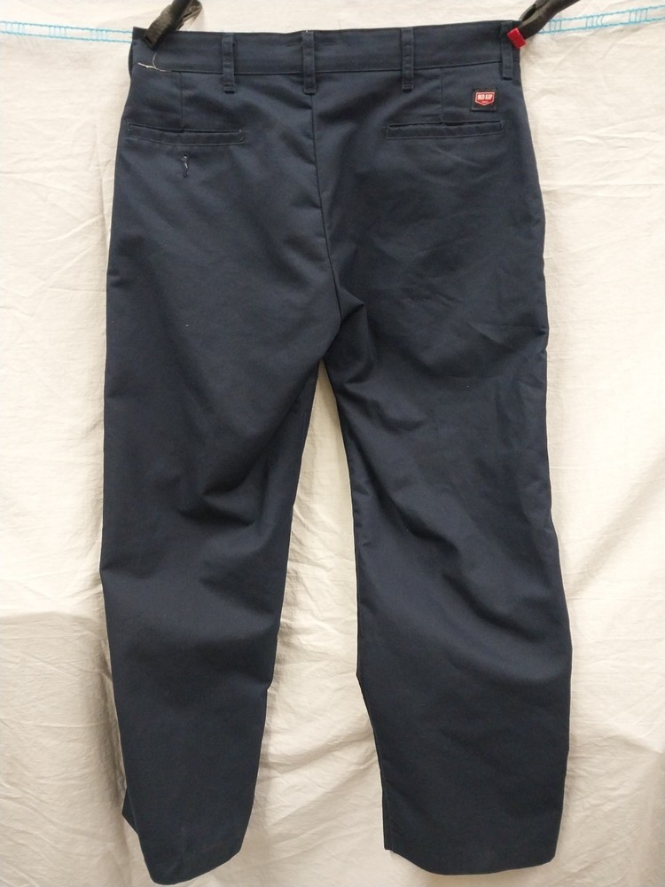 Red Kap Work Pants Blue Size 34x32