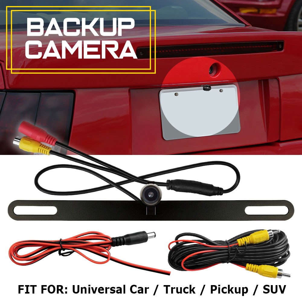 Car Rear View Backup Camera Parking Reverse Back Up Cam CMOS Shockproof Replace