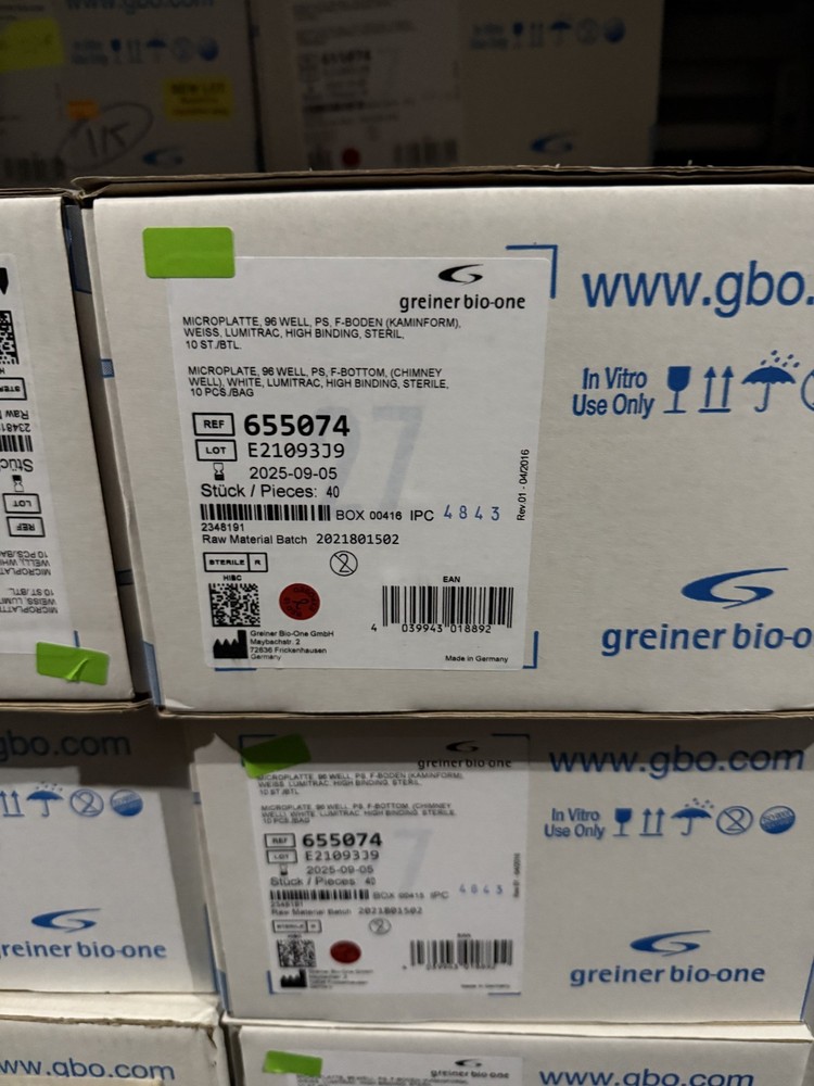 Grenier Bio 96 well high binding plates
