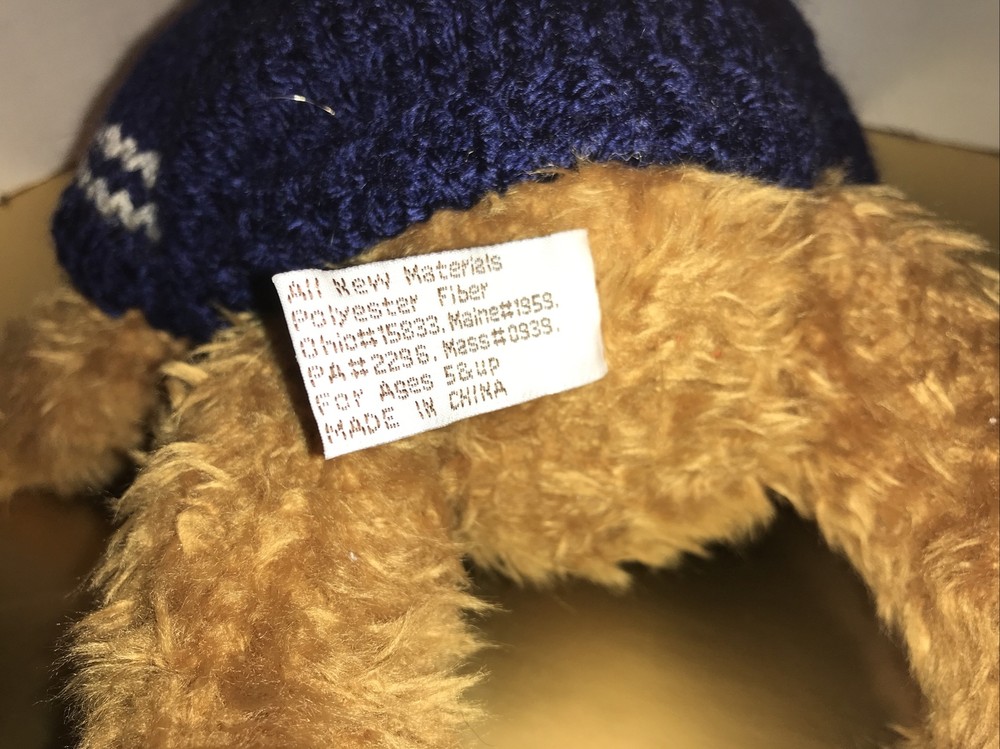 Brass Button Bear 10” “Tango” Vintage