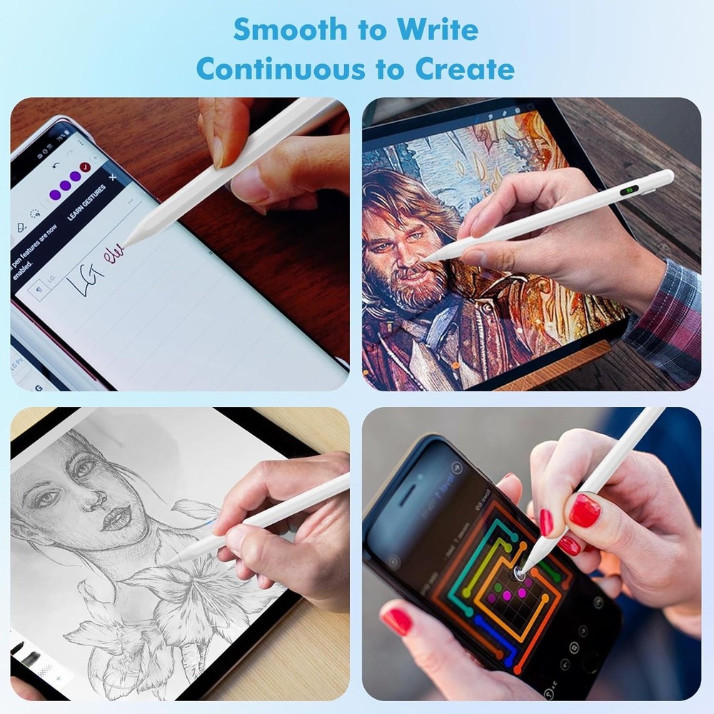 For Galaxy S25 FE/A07/A17 - Active Digital Display Stylus Touch Pen Capacitive