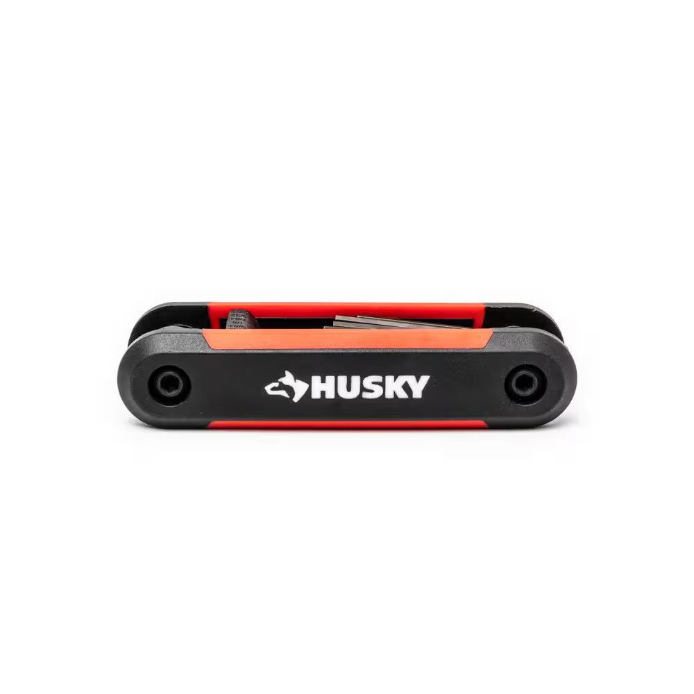 Folding Hex Key Set, SAE (9-Piece)
