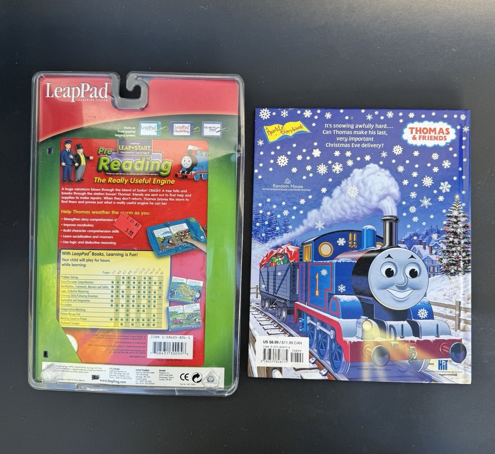 New LeapPad Thomas the Really Useful Engine Interactive Book Pre-K Reading