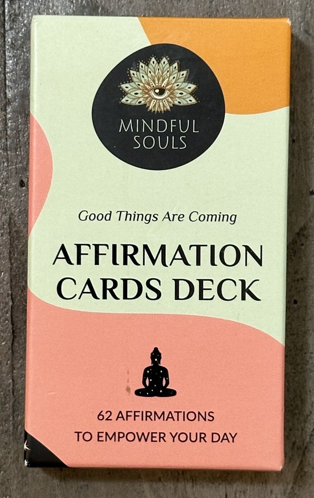 Mindful Souls Affirmation Card Deck 62 Thoughtful Affirmations - New Open Box