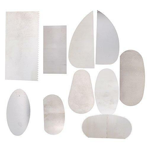 RDEXP Pottery Clay Molding Ceramics Sharp Steel Cutter Tools Scraper Crafts Pack