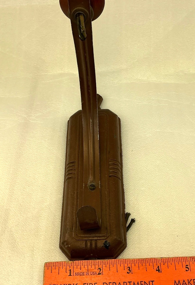 C. N. Burman Wall Light Sconce Cast Iron