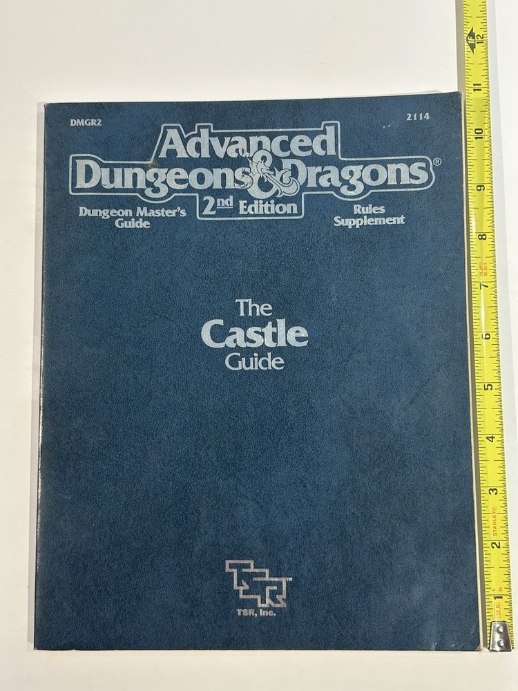 Advanced Dungeons & Dragons 2nd edition, The Castle Guide, TSR, 1990 paperback