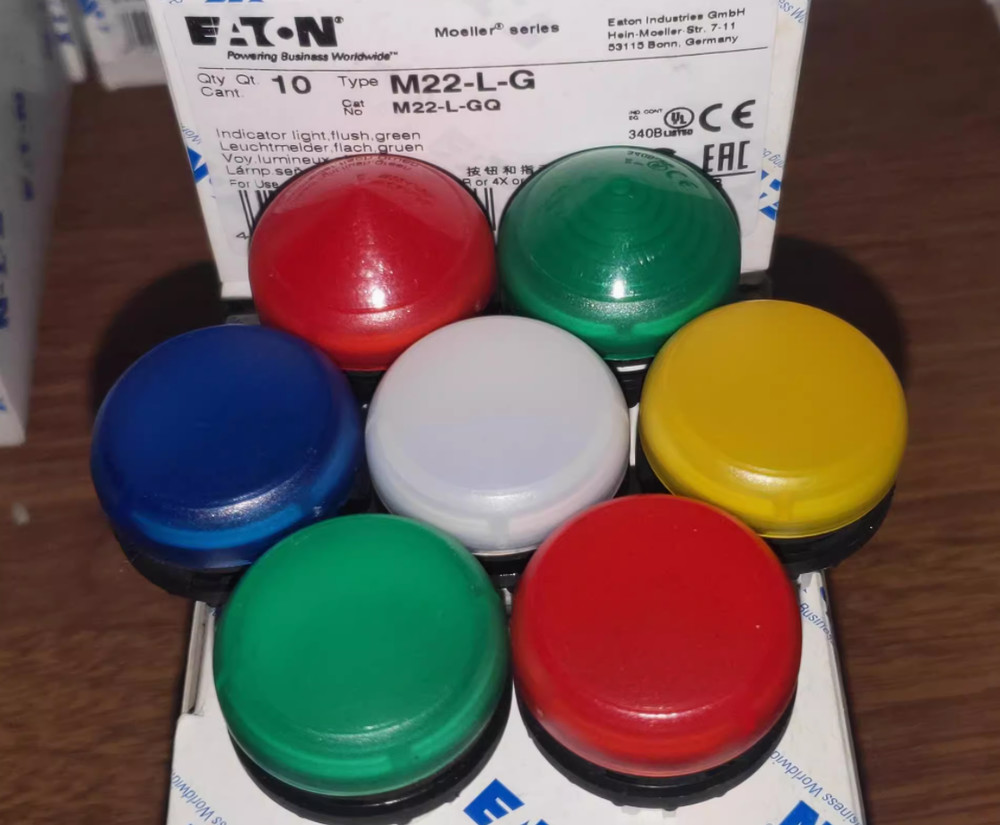 1PC NEW EATON Flush indicator cap M22-L-G #LL