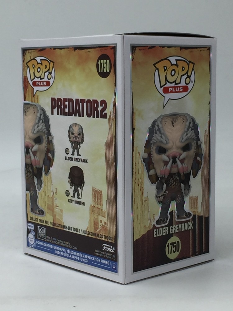 Funko Pop! PLUS Predator 2 Elder Greyback #1750 With Pop Protector