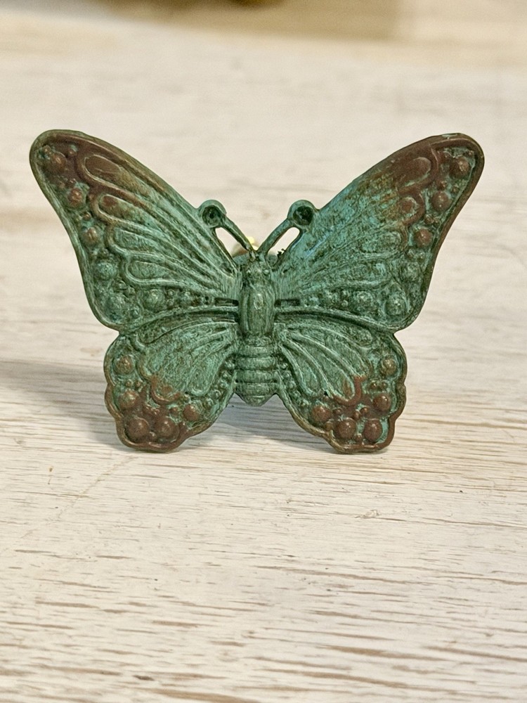 Rustic Antique Cast Iron Drawer Pulls Handle Butterfly Kitchen Cabinet Knob
