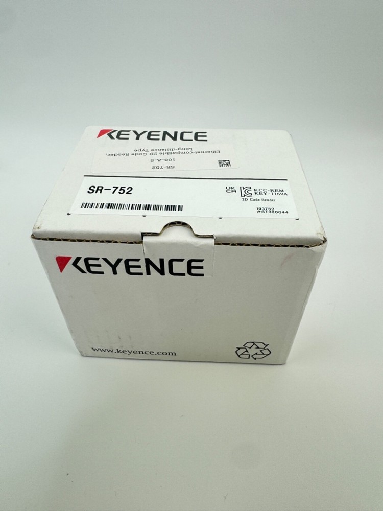 KEYENCE SR-752 Ethernet-compatible 2D Code Reader