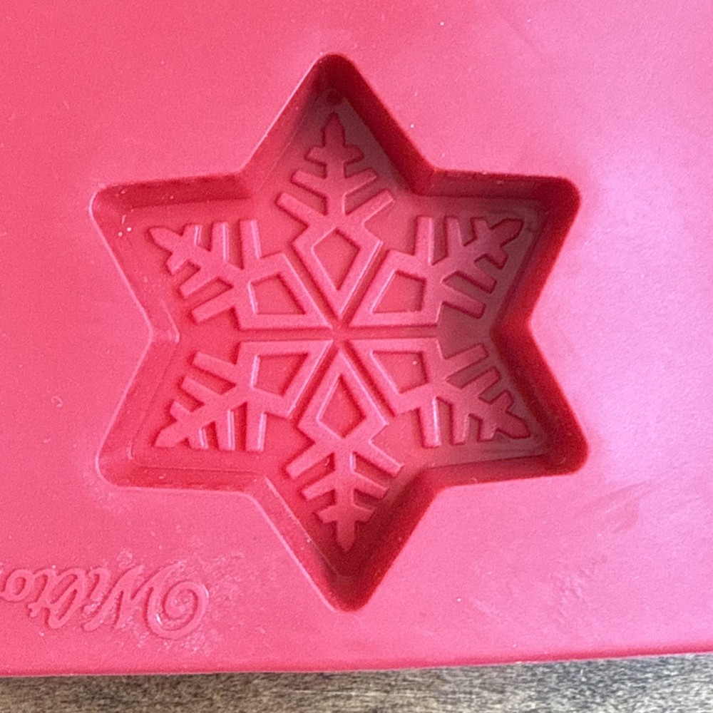 Wilton Silicone Snowflake Stack-N-Melt Bark Candy Chocolate Mold #2115-3822