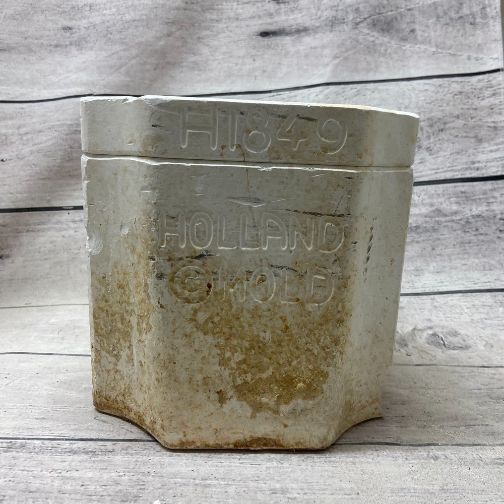 Holland Ceramic Casting Mold Square Pot Planter #H1849
