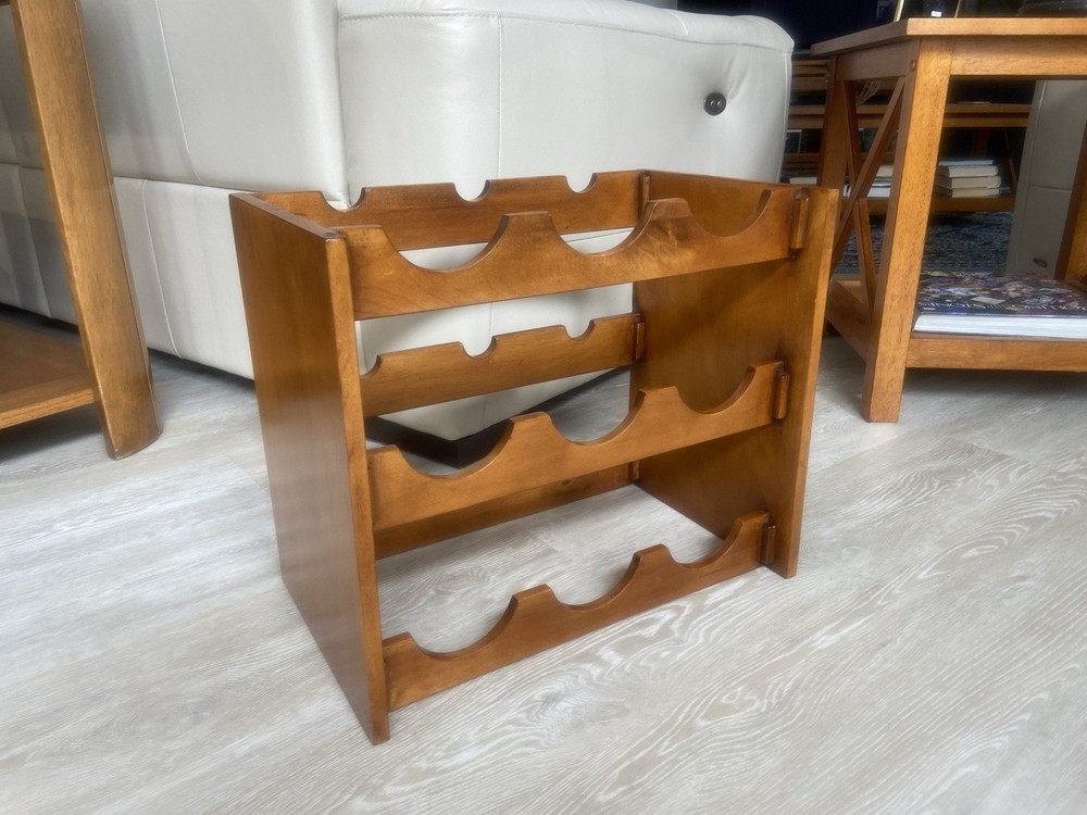 Wine Rack Mid Century Modern Vintage Nice