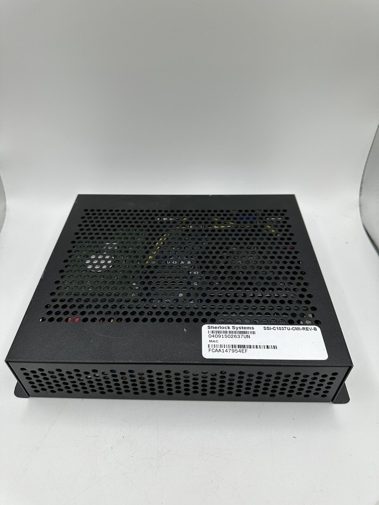 Sherlock Systems Computer SSI-C1037U-CMI-REV-E (missing power adapter )