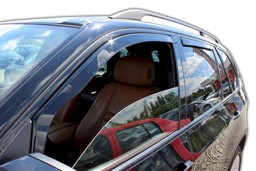 Bug Shield Hood Protector Visors Rain Guards For BMW X5 2007-2011 Set