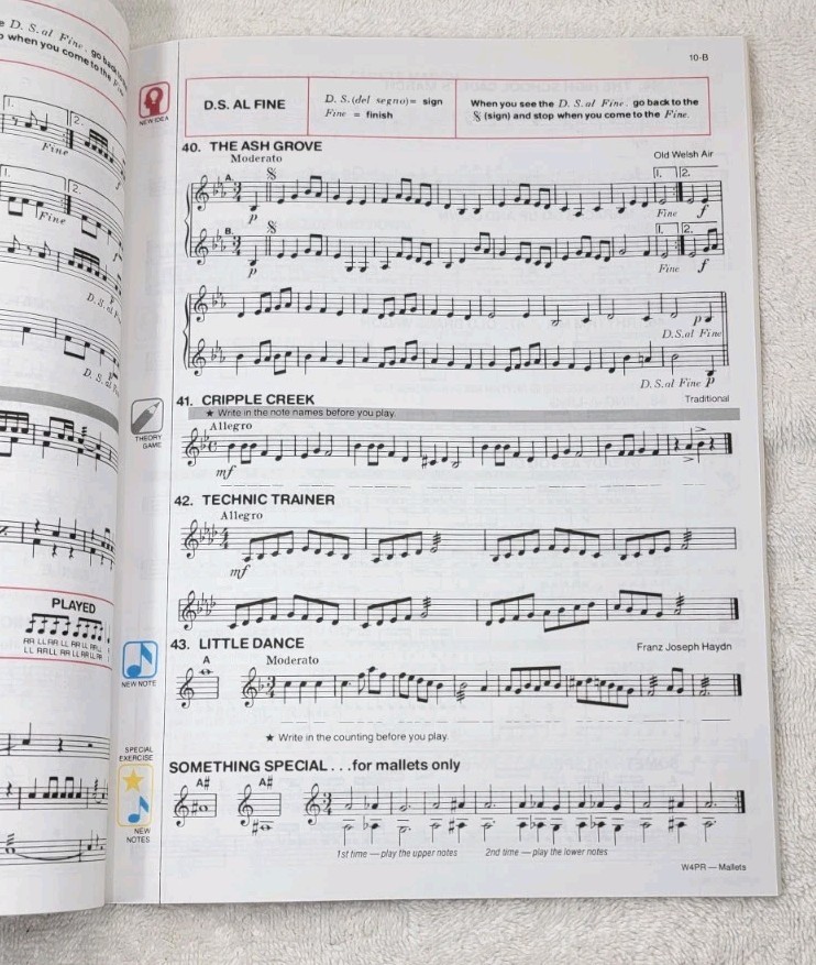 BEST IN CLASS PERCUSSION BOOK 2 Drums Mallets Learn Techniques Band Method