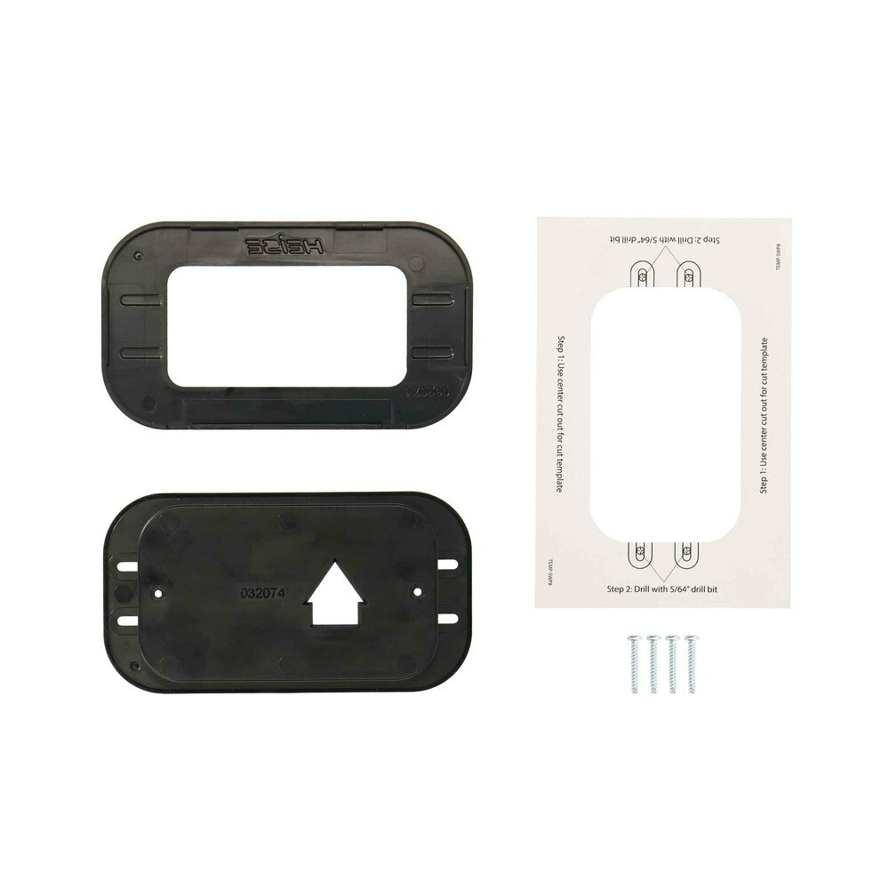 Heise HE-SWP8C 8-Gang Flush Mount Switch Panel