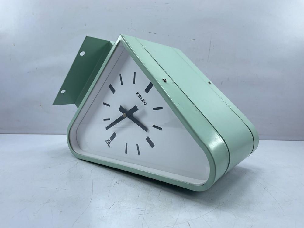 Seikosha MC-018 MC-271 Secondary Dual Face Clock Navigation Marine Triangle