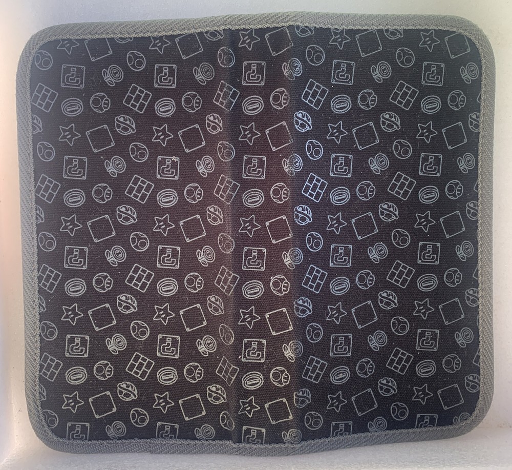 Genuine Nintendo Switch Case Black Mario Themed