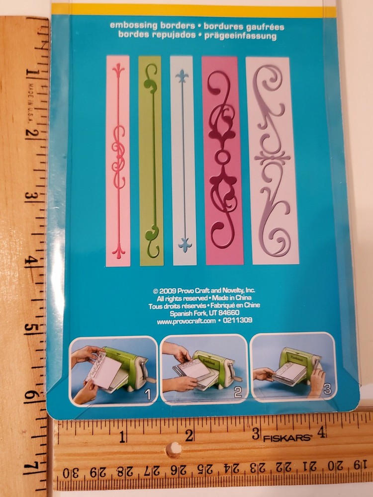 Iron Works Cuttlebug Embossing Folder Set 37-1923 NEW!