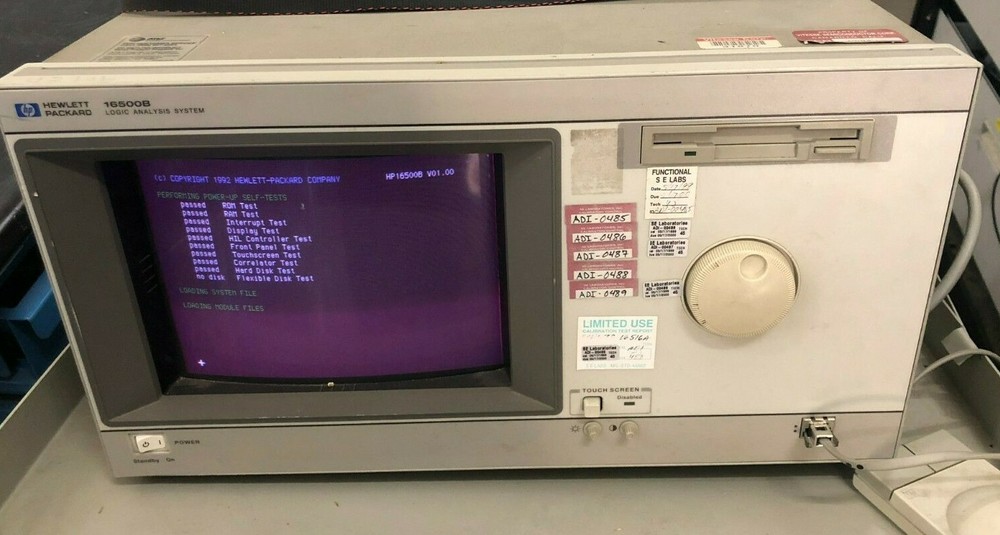 HEWLETT PACKARD 16500B LOGIC ANALYSIS SYSTEM