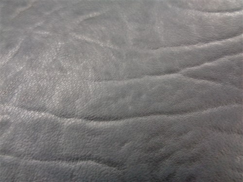LEATHER HIDE BLACK TEXTURED 53 3/4" X 29"