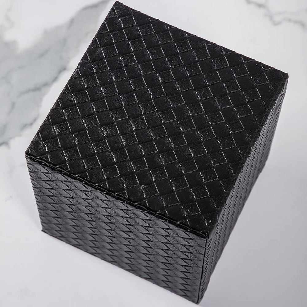 Black Tissue Box Cover, Square, Tissue Box Holders for Bathroom Accessories
