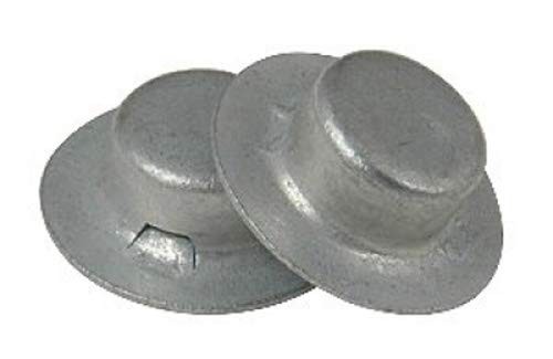 C.E. Smith 10800A Metal Push On Caps - 1/2"