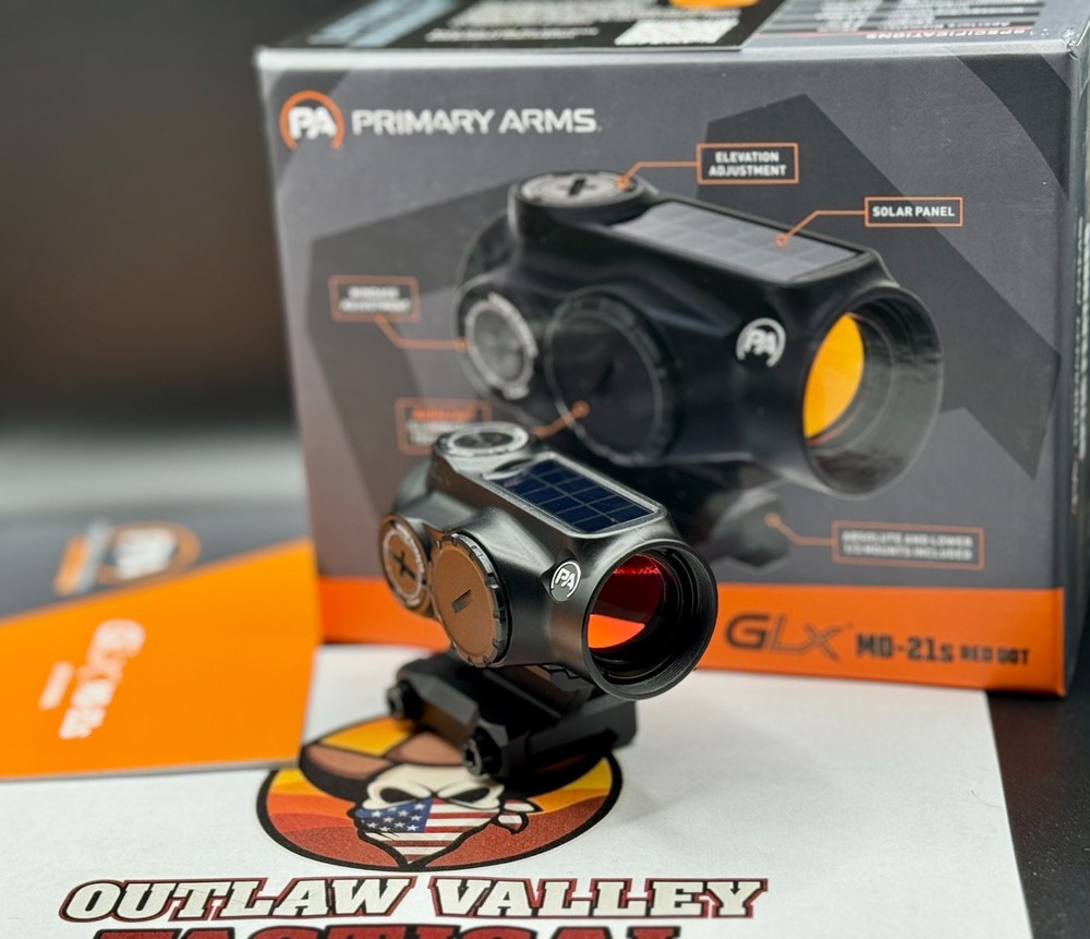 Primary Arms GLx MD-21s Push Button 21mm Microdot w/ AutoLive - 2 MOA Red Dot