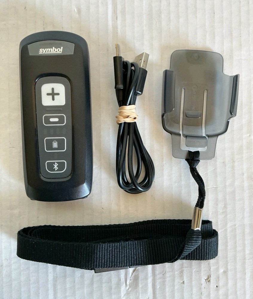 Symbol CS4070 Wireless Barcode Scanner Bluetooth Handheld Battery Charger TESTED