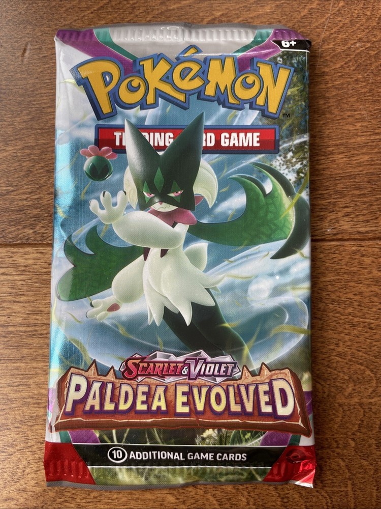❤️ Pokemon Paldea Evolved Scarlet Violet Sealed Booster Pack RANDOM ART