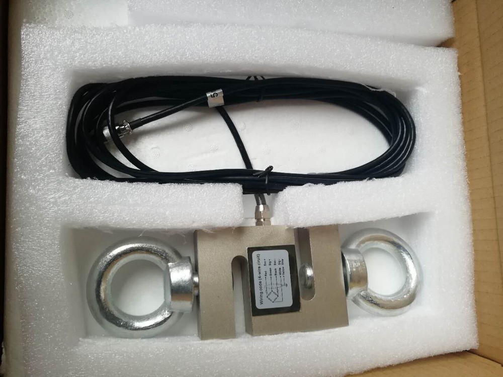 2000 LB S-TYPE LOAD CELL HANGING CRANE HOPPER SCALE SENSOR TENSION & COMPRESSION
